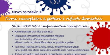 Coronavirus rifiuti istituto sanita